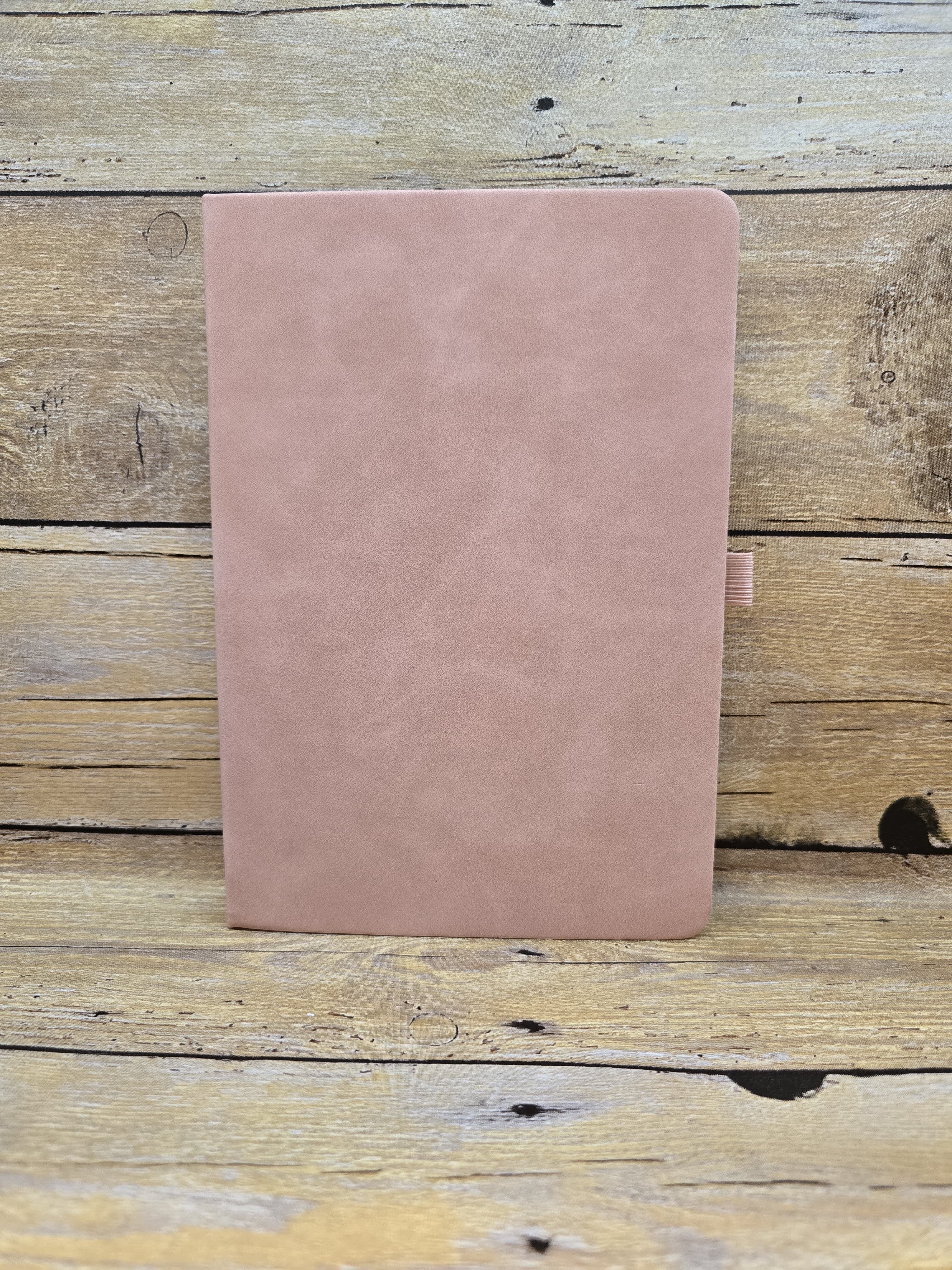 Personalized Hardcover A5 Notebook | Fabric Cover Journal with Elastic Band