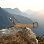 Personalized Beech Wood Multifunction Wine Bottle Opener