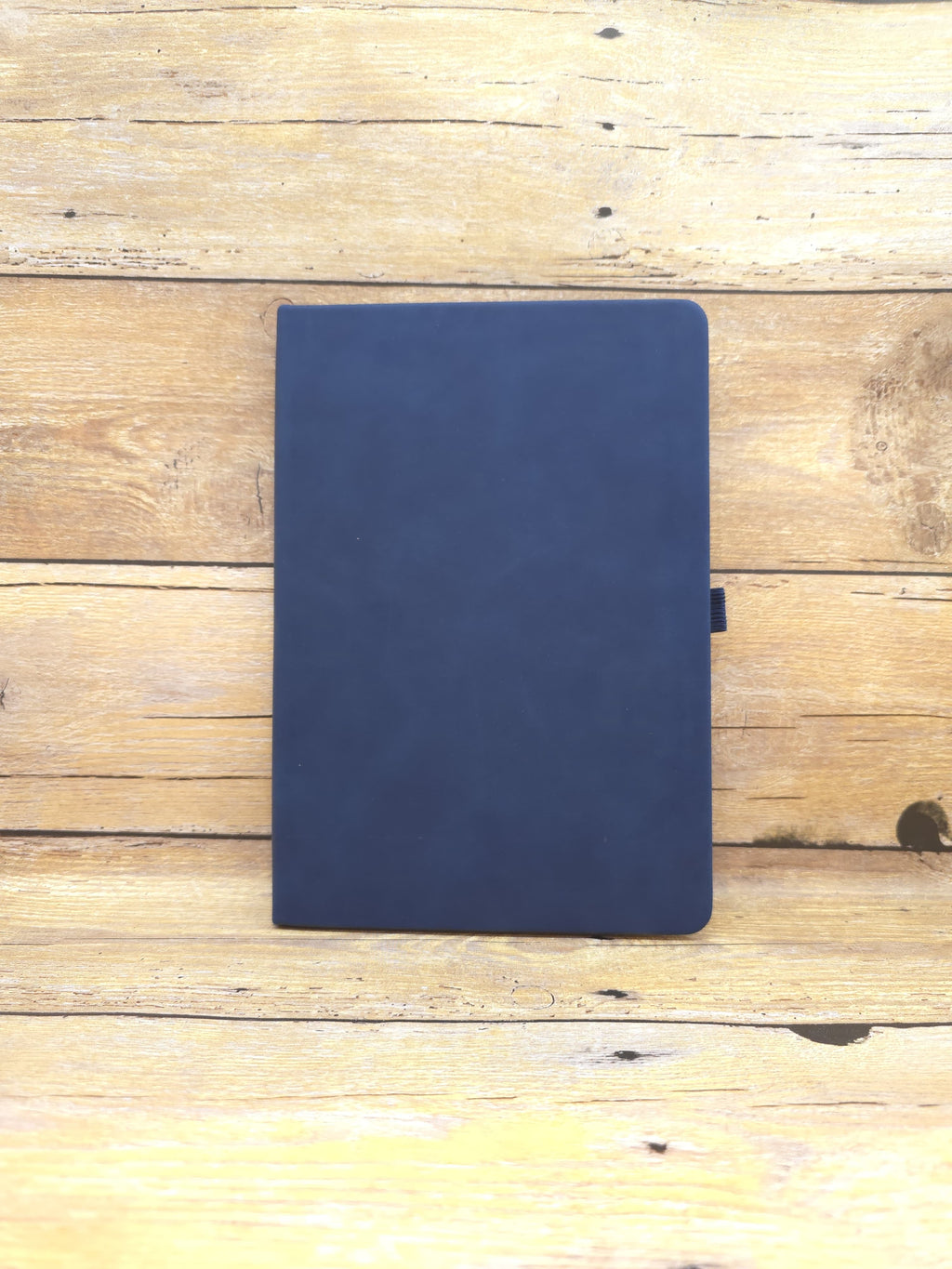 Personalized Hardcover A5 Notebook | Fabric Cover Journal with Elastic Band