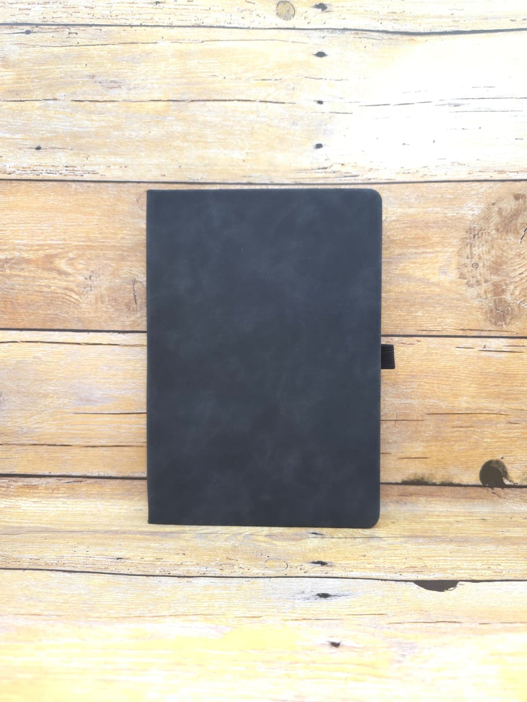 Personalized Hardcover A5 Notebook | Fabric Cover Journal with Elastic Band