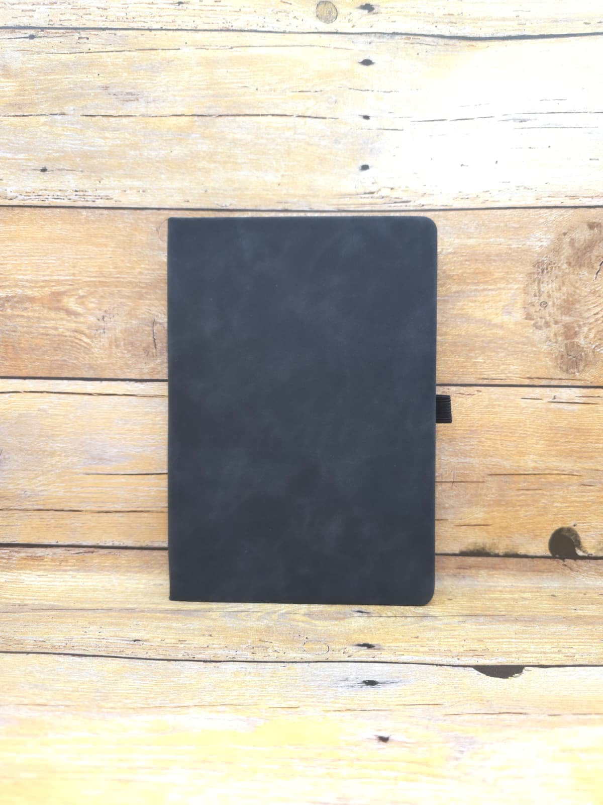 Personalized Hardcover A5 Notebook | Fabric Cover Journal with Elastic Band