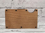Personalized Natural Wooden Credit Card Holder w/ Money Clip