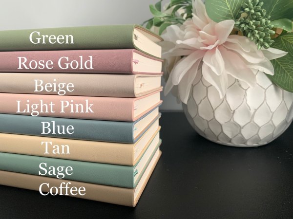 Custom Hardcover A5 Notebook | Fabric Cover Journal with Elastic Band | Personalized Business or Gift Notebook