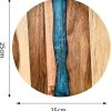 He4605bf3d99744e6b2c577e4124ce3f6s Round Acacia Wood Resin Serving Board | Epoxy Charcuterie Board for Cheese & Appetizers